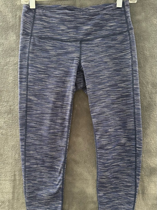 Athleta Pants - Athleta Navy and Light Gray Space-Dye Leggings
